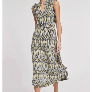 Tyler Boe Silk Midi Dress